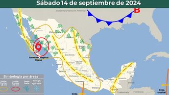 Clima sábado 14 de septiembre
