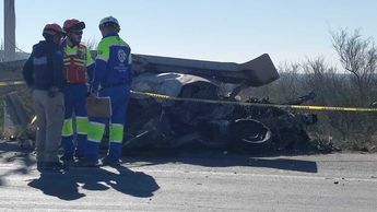 La víctima mortal no fue identificada en el sitio. Iba al volante de un automóvil Chevrolet Malibú. | Cortesía