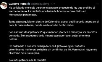 El presidente de Colombia se ha pronunciado respecto a los ataques | X: @petrogustavo