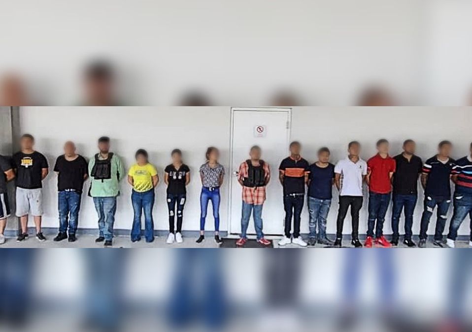 Detienen a 15 presuntos integrantes de cártel | Especial
