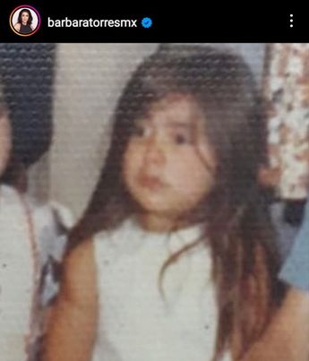 Bárbara Torres antes de ser actriz.