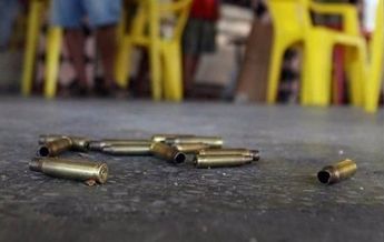 Casquillos encontrados en el restaurante donde ocurrió la masacre | Especial