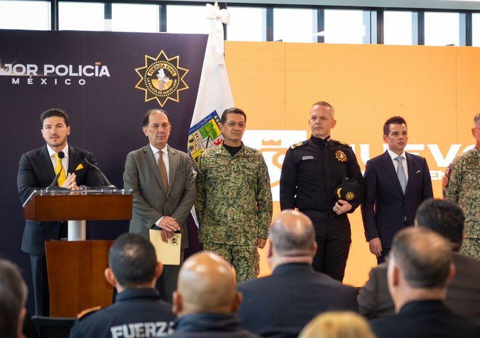 Samuel García presenta nuevo Cuartel General de Fuerza Civil.| Especial