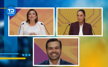 Los tres candidatos expusieron sus mejores propuestas en el debate / ESPECIAL
