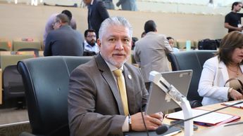 Coordinador del grupo parlamentario del PRI en el Congreso local, Alejandro Arias. | Especial