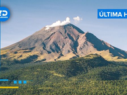 El semáforo de alerta volcánica del Popocatépetl está en Amarillo Fase 2 HOY 1 de marzo 2025 / Cortesía