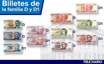 Familia de billetes D y D1 / Antonio Texta