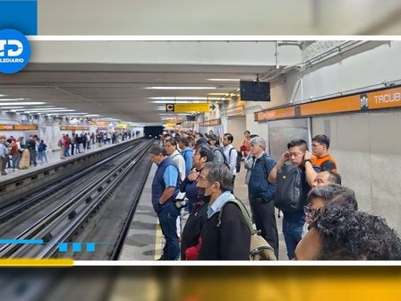 Retrasos en el Metro, 18 de junio 2024 | X: @arq_figueroa