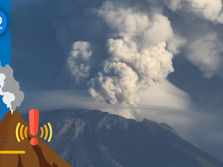 El semáforo de alerta volcánica del Popocatépetl está en Amarillo Fase 2 HOY 9 de diciembre de 2024 / Andrés Lobato