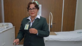 La enfermera Ana Luisa Guzmán Rodríguez con más de 26 años de trayectoria | Melanie Torres