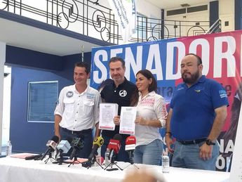 Candidatos de Fuerza y Corazón por Nuevo León presentan propuestas. | Sandra González