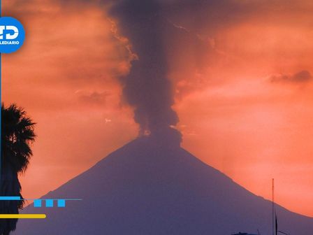 El semáforo de alerta volcánica del Popocatépetl está en Amarillo Fase 2 HOY 20 de marzo 2025 / Andrés Lobato