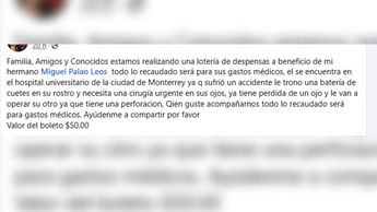 Esta fue la publicación que la hermana de Miguel hizo en Facebook. | Especial