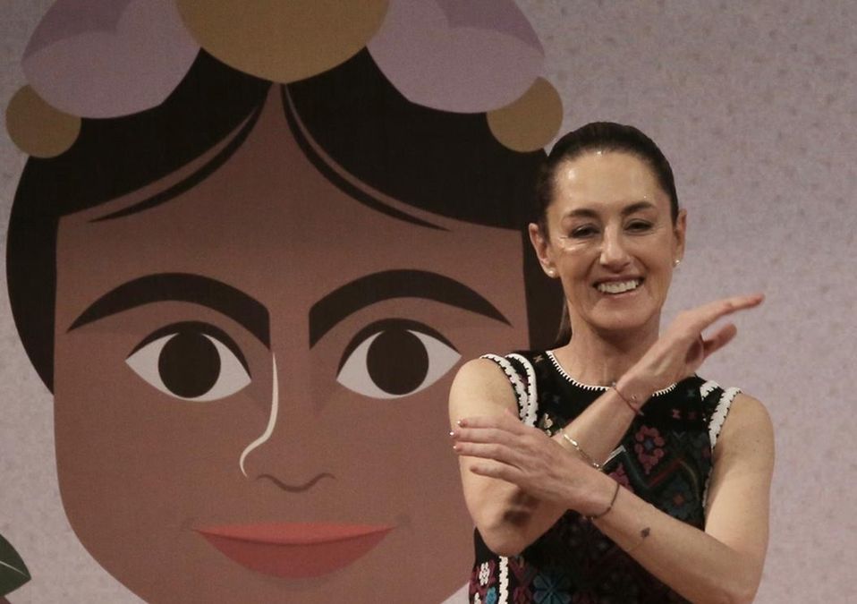 Claudia Sheinbaum, jefa de gobierno de CdMx, durante la inauguración de Diálogo Mujeres de América por los Derechos y el Bienestar/ Ariel Ojeda