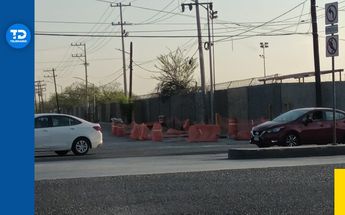 Obra inconclusa de Agua y Drenaje obstruye avenida Ruiz Cortines en Monterrey Fabricio Gallegos
