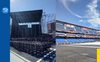 Estadio Mobil Super listo para el concierto de Romeo Santos Cortesía