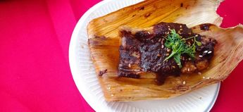 en Tehuacán los tamales llevan el relleno de forma externa a la masa /Apolonia Amayo