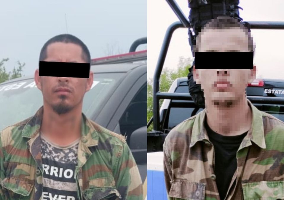 Presuntos integrantes del crimen organizado se entregan a policías en Doctor Coss. | Especial