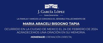 Una funeraria fue quien informó la muerte de la mamá de Daniel Bisogno. | Especial