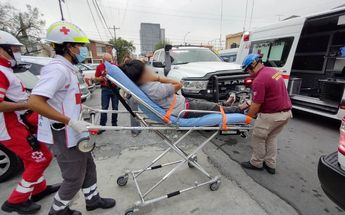 Tres estudiantes fueron trasladados a un hospital con quemaduras. | Agustín Martínez
