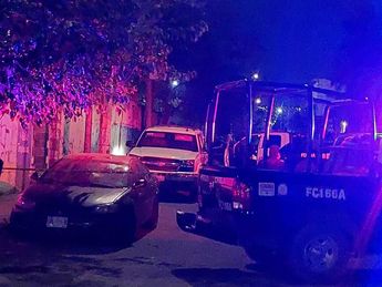 Las fuerzas de seguridad estatales resguardaron la escena del crimen. | Leyda Estrada