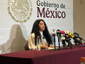 Katia Meave, delegada de los programas sociales del Gobierno de México en Jalisco en conferencia de prensa | Telediario