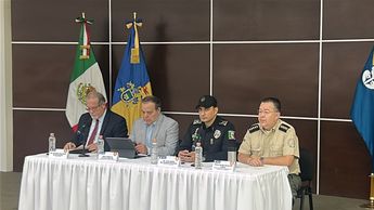 Rueda de prensa de Seguridad en Jalisco | 4 de Junio 2026. Sergio Ortíz