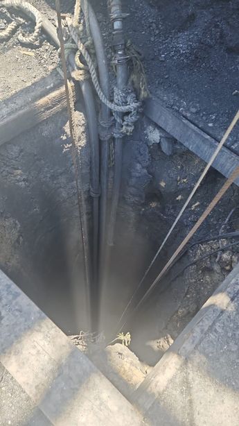 El percance se originó por la ruptura de un cable de acero.